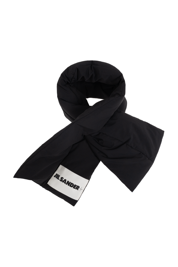 小物 JIL SANDER DOWN SCARF 01 Padded down scarf in white - Jil